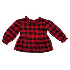 NWT Gap Buffalo Check Plaid Flannel Top